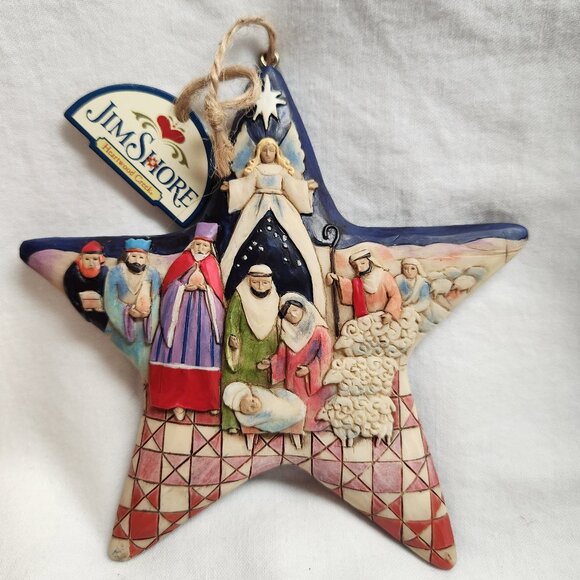 Jim Shore NATIVITY STAR ORNAMENT #4010627 NWT and BOX - Picture 8 of 10